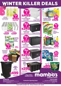 Mambo's Storage & Home : Winter Killer Deals (02 May - 25 May 2025)