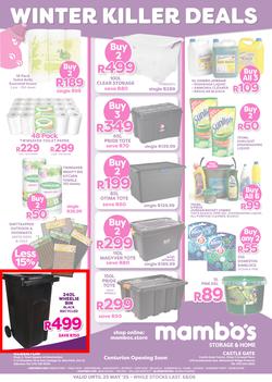 Mambo's Storage & Home : Winter Killer Deals (02 May - 25 May 2025), page 1