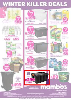 Mambo's Storage & Home : Winter Killer Deals (02 May - 25 May 2025), page 1