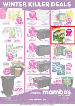 Mambo's Storage & Home : Winter Killer Deals (02 May - 25 May 2025), page 1