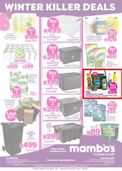 Mambo's Storage & Home : Winter Killer Deals (02 May - 25 May 2025), page 1