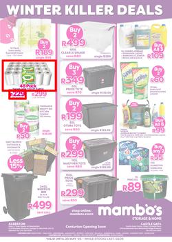 Mambo's Storage & Home : Winter Killer Deals (02 May - 25 May 2025), page 1