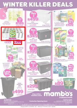 Mambo's Storage & Home : Winter Killer Deals (02 May - 25 May 2025), page 1