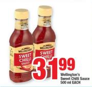 Wellington's Sweet Chilli Sauce-500ml Each