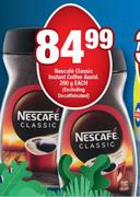 Nescafe Classic Instant Coffee Assorted-200g Each