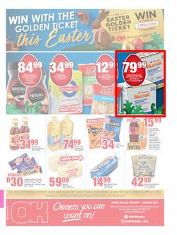 OK Foods Eastern Cape : Win With The Golden Ticket This Easter (22 February - 05 March 2023), page 1