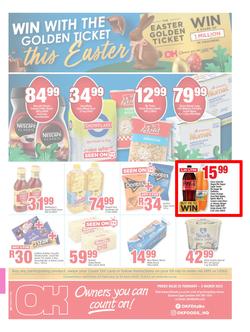 OK Foods Eastern Cape : Win With The Golden Ticket This Easter (22 February - 05 March 2023), page 1