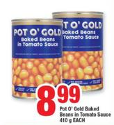 Pot O Gold Baked Beans In Tomato Sauce-410g Each