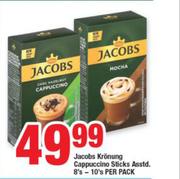 Jacobs Kronung Cappuccino Sticks Assorted-8's-10's Per Pack