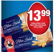 Bakers Blue Label Marie Biscuits Assorted-200g Each