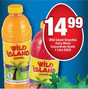 Wild Island Smoothie Dairy Blend Concentrate Assorted-1L Each