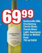 Durbanville Hills Chardonnay,Chenin Blanc,Chenin Blanc Light,Sauvignon Blanc Or Merlot/Rose-750ml