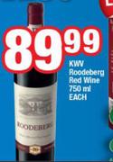 KWV Roodeberg Red Wine-750ml Each