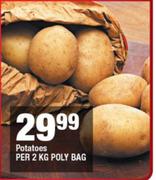 Potatoes Poly Bag-Per 2Kg