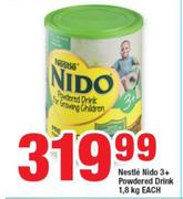 Nestle Nido 3+ Powdered Drink-1.8Kg Each