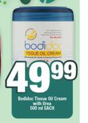 Bodidoc Tissue Oil Cream With Urea-500ml Each