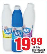 Jik Thin Bleach Assorted-750ml Each