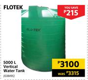 Flotek 5000Ltr Vertical Water Tank