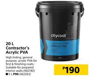 Citycoat Contractor's Acrylic PVA-5Ltr