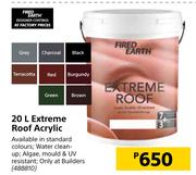 Fired Earth Extreme Roof Acrylic-20Ltr