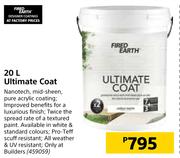 Fired Earth Ultimate Coat-20Ltr