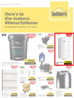 Builders Kenya : Here's To The Makers (2 March - 29 March 2021), page 1