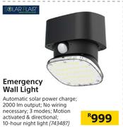 Solar Flair Emergency Wall Light
