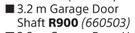 Centurion 3.2m Garage Door Shaft