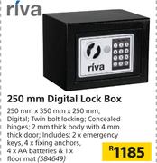 Riva 250mm Digital Lock Box 250mm x 350mm x 250mm