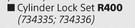Dortello Cylinder Lock Set