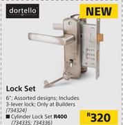 Dortello Cylinder Lock Set
