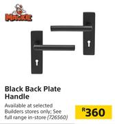 Mackie Black Back Plate Handle