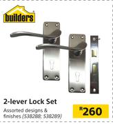 Builders 2 Lever Lock Set