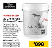 Fired Earth 5Ltr All In One Underecoat Primer