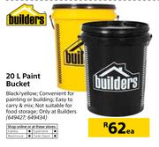 Builders 20Ltr Paint Bucket-Each