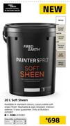 Fired Earth 20L Soft Sheen