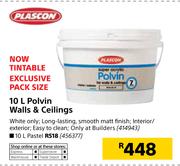 Plascon 10L Polvin Walls & Ceilings