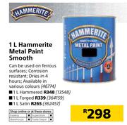 Hammerite 1L Metal Paint Smooth