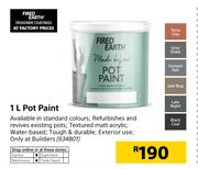 Fired Earth 1Ltr Pot Paint