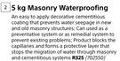 Fired Earth Damp X 5Kg Masonry Waterproofing