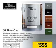 Fired Earth 5Ltr Floor Coat