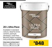 Fired Earth 20Ltr Ultra Pave