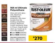 Rust Oleum 964ml Ultimate Polyurethane Satin