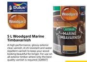Dulux 5Ltr Woodgard Marine Timbavarnish-Each