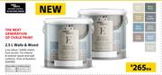 Fired Earth 2.5Ltr Walls & Wood-Each
