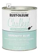 Rust Oleum 887ml Chalked Paint