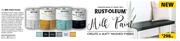 Rust-Oleum 1Ltr Milk Paint Finish-Each