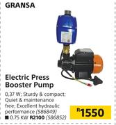Gransa Electric Press Booster Pump 0.75W