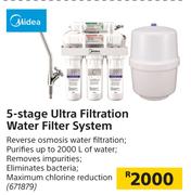 Midea 5 Stage Ultra Filtration Water Filter System