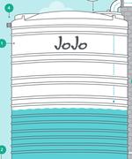 JoJo 5250Ltr Water Storage Tank 